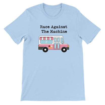 Camiseta Race Against The Machine Premium Unisex con cuello redondo 