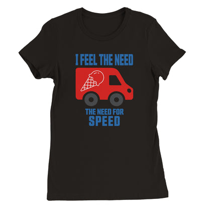 Camiseta con cuello redondo para mujer Need for Speed ​​Premium